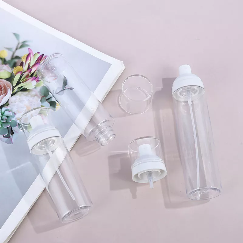 Bouteille de lotion à pompe à presse PET de 100 ml et 150 ml