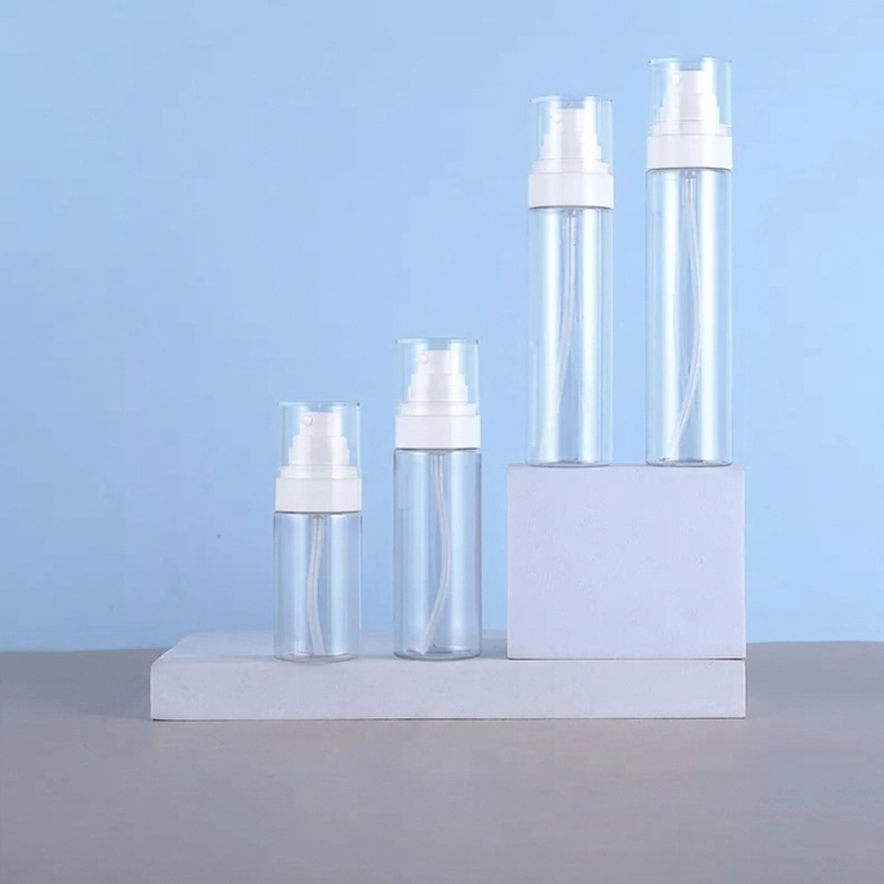 Flacon pulvérisateur en plastique à épaule plate de 30 à 120 ml pour toner