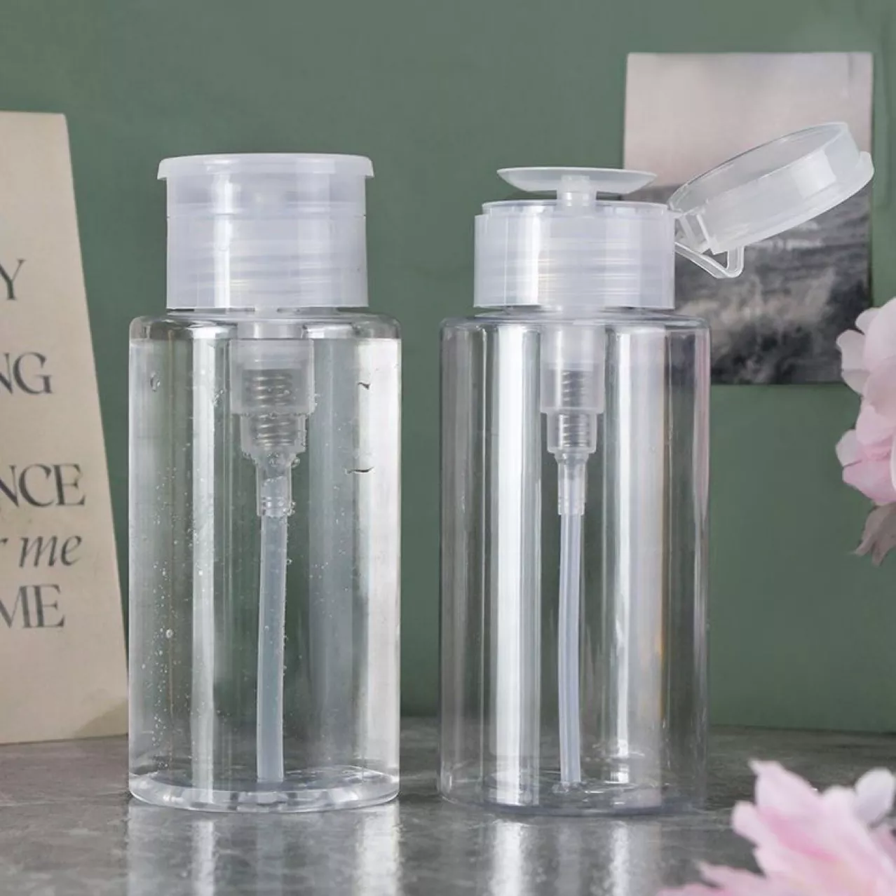 Bouteille de dissolvant d'ongles en PP résistant aux produits chimiques