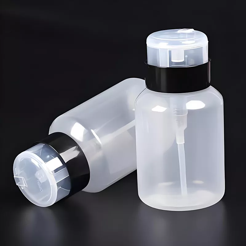 Bouteille de presse de démaquillant PE anti-fuite