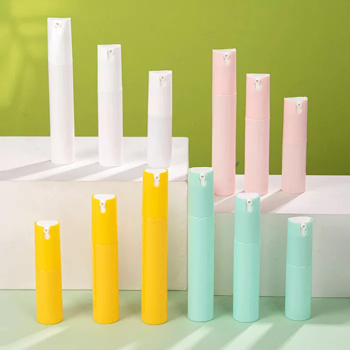 Pulvérisateur multicolore à brume ultra fine pour bouteille cosmétique